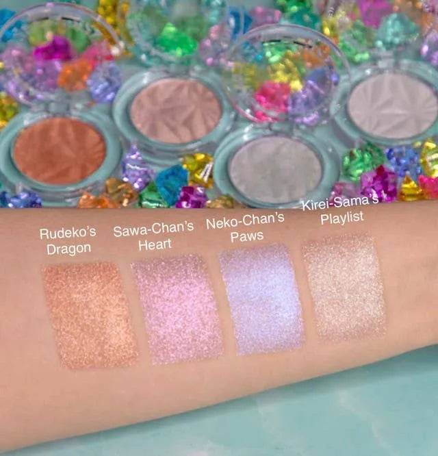 Highlighter Twinkle Twinkle Manga Collection - SaNeko-Chan's Paws - 4 g Rude Cosmetics