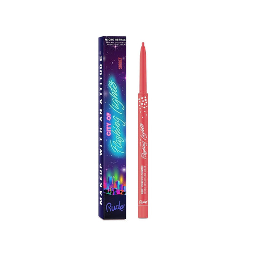 Crayon Eye liner micro rétractable City of Flashing Lights - Sorbet - 0,1 g Rude Cosmetics