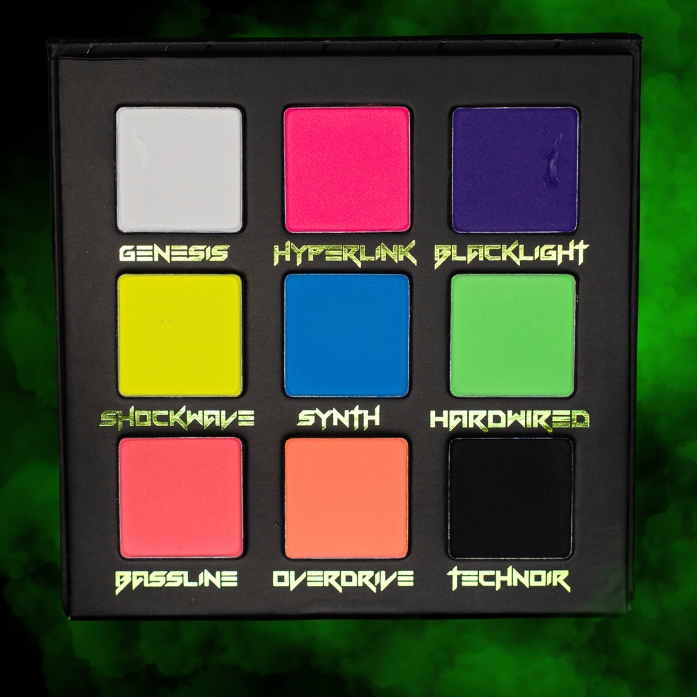 Palette de 9 fards à paupière - Cyberpunk