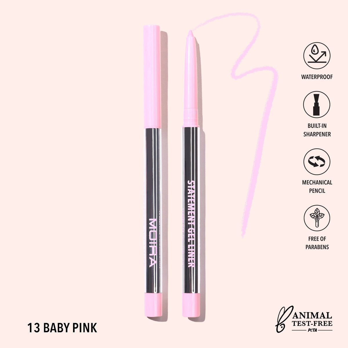 Eyeliner gel waterproof Statement - 013 Baby Pink