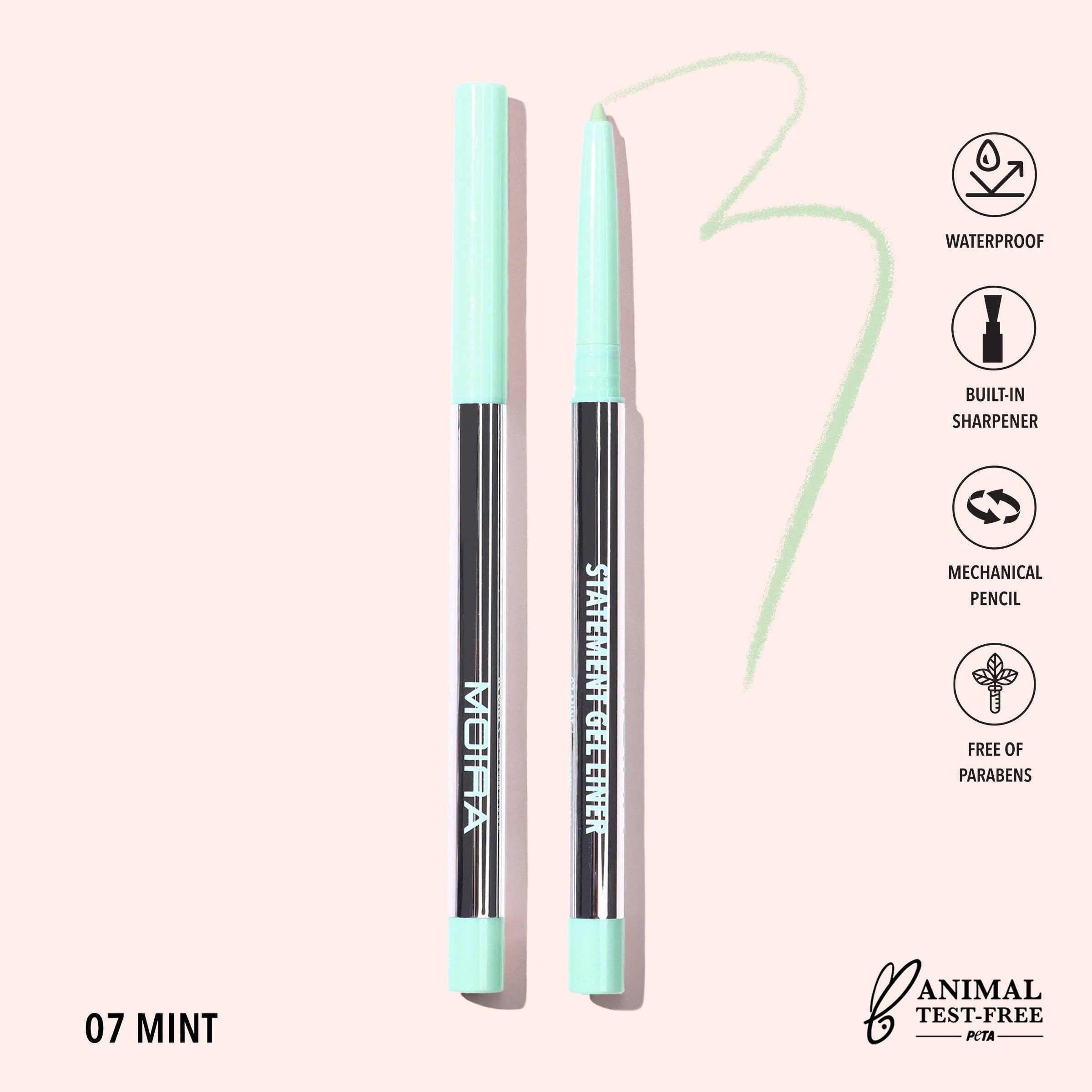 Eyeliner gel waterproof Statement - 007 Mint
