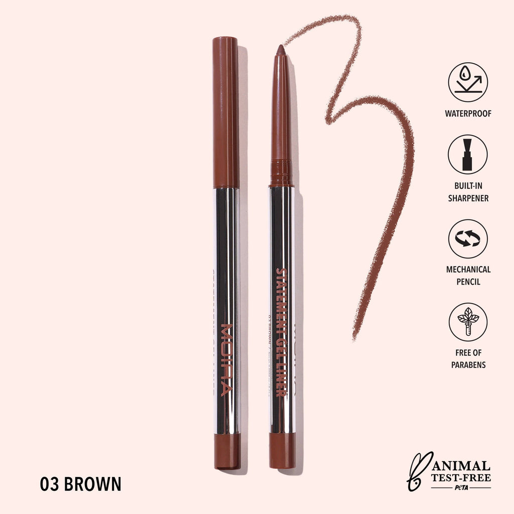 Eyeliner gel waterproof Statement - 003 Brown