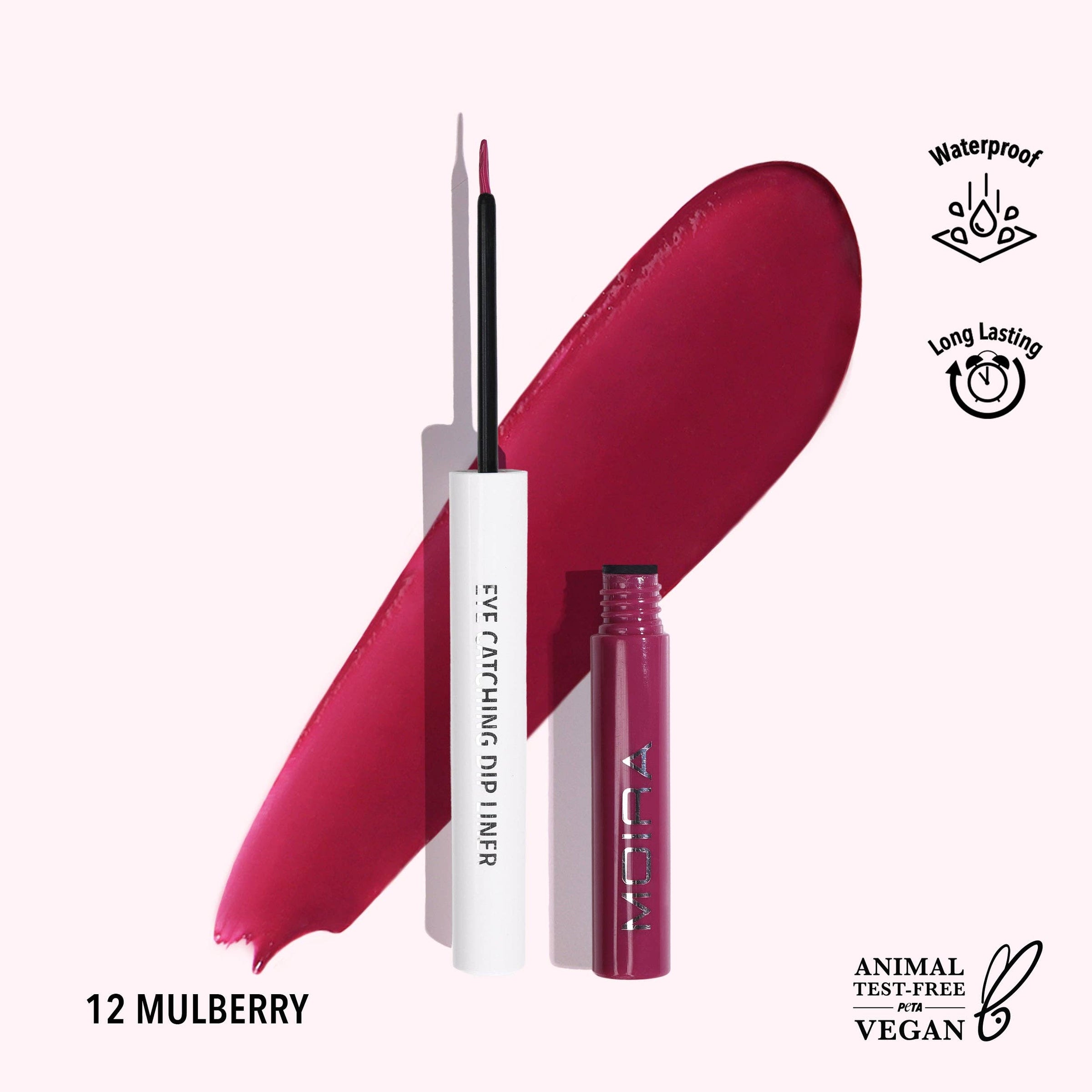 Crayon imperméable accrocheur 012, Mulberry Moira Cosmetics
