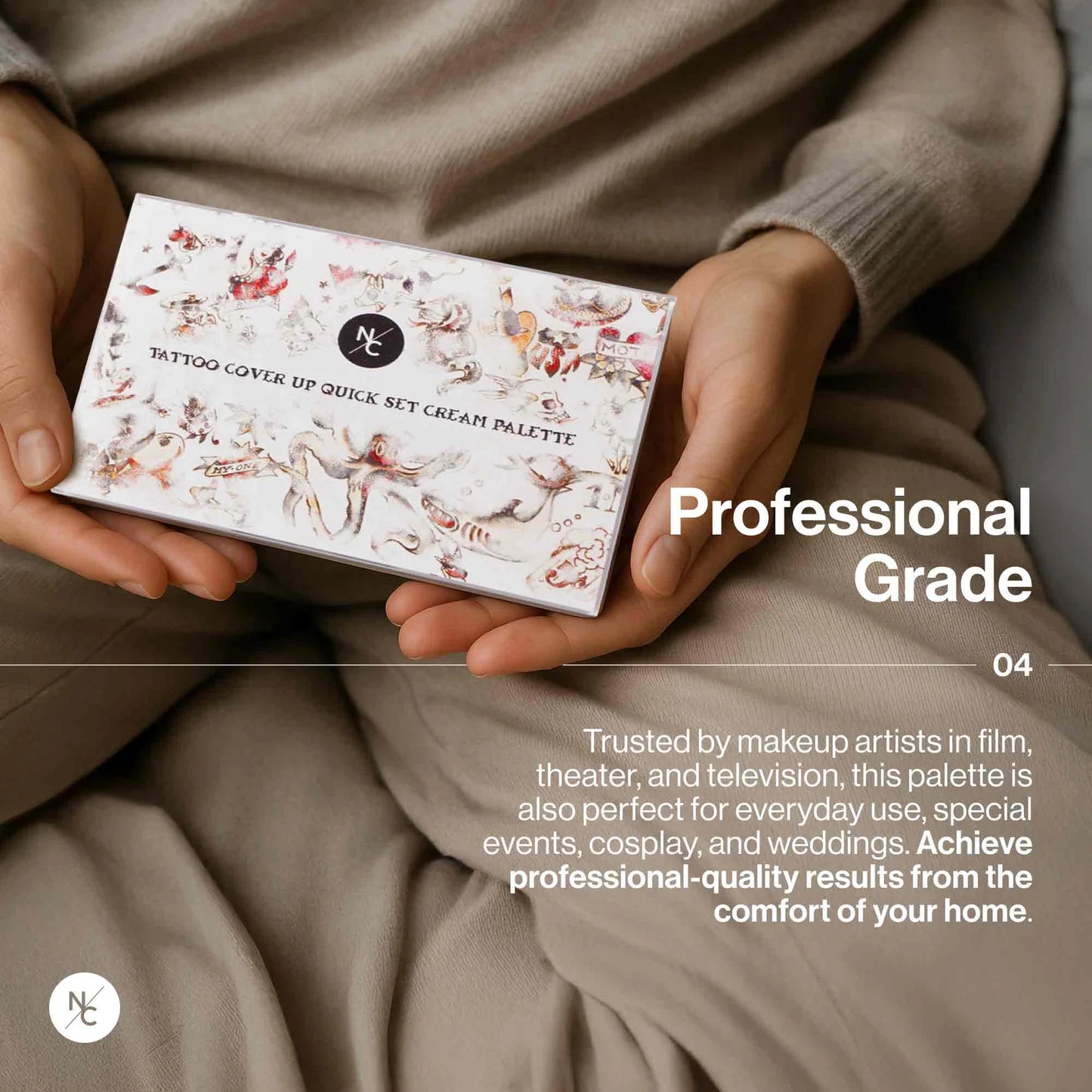 Palette Crème Correctrice Haute Couvrance – Cache Tatouages & Imperfections