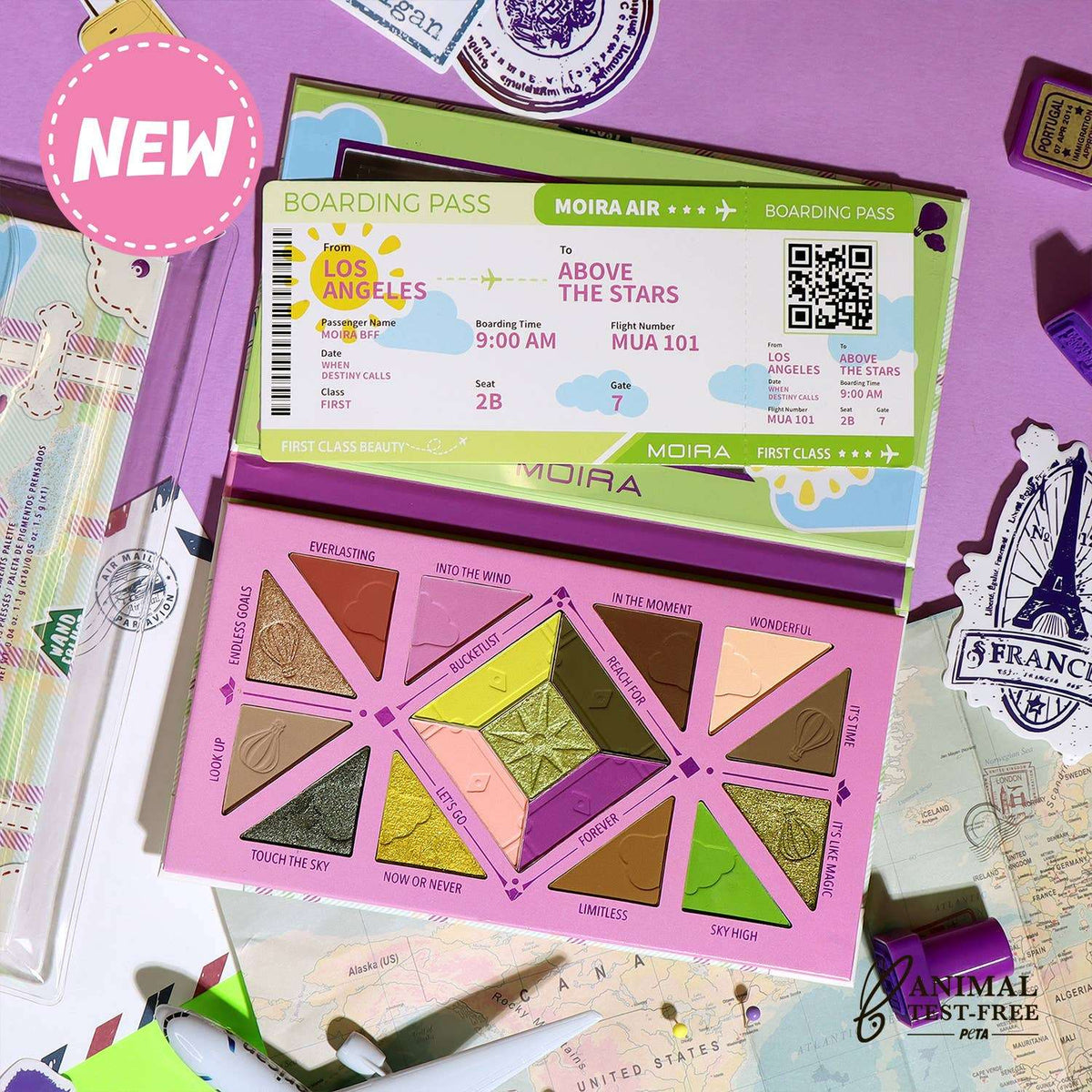 PALETTE DE LA SÉRIE GATEWAY - ÉCRITE DANS LES ÉTOILES Moira Cosmetics