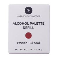 Recharge pour palette d'alcool Narrative Cosmetics - FX Colors : Fresh Blood