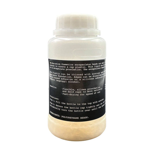 Perles d'encapsulation pour la création de prothèses et de calottes chauves