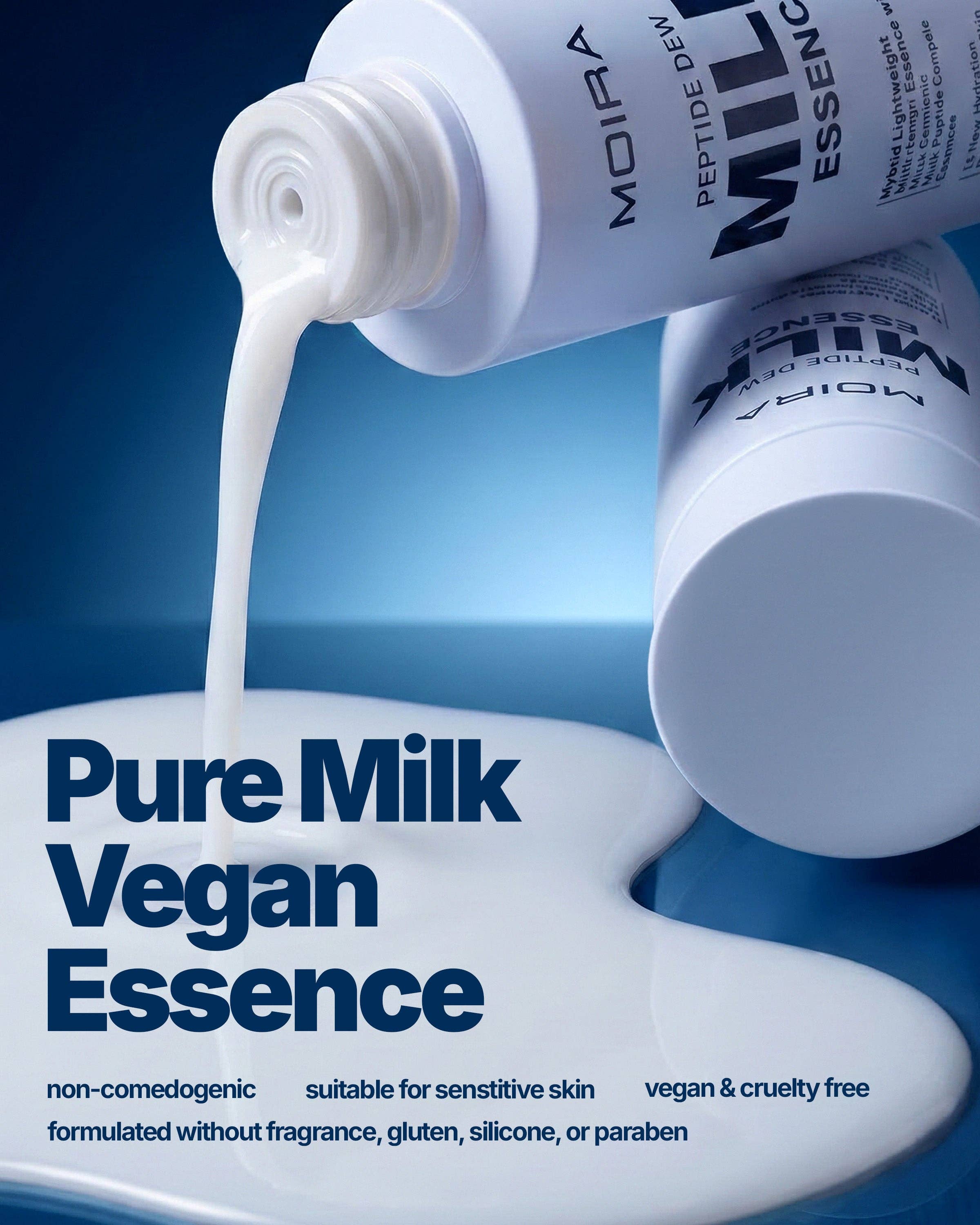 Essence de lait rosée aux peptides