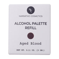 Recharge pour palette d'alcool Narrative Cosmetics - FX Colors : Aged Blood