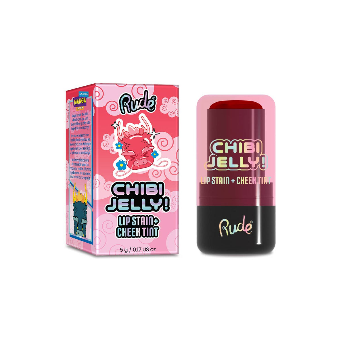 Stick teinte à lèvres et joues Chibi Jelly - Sakura