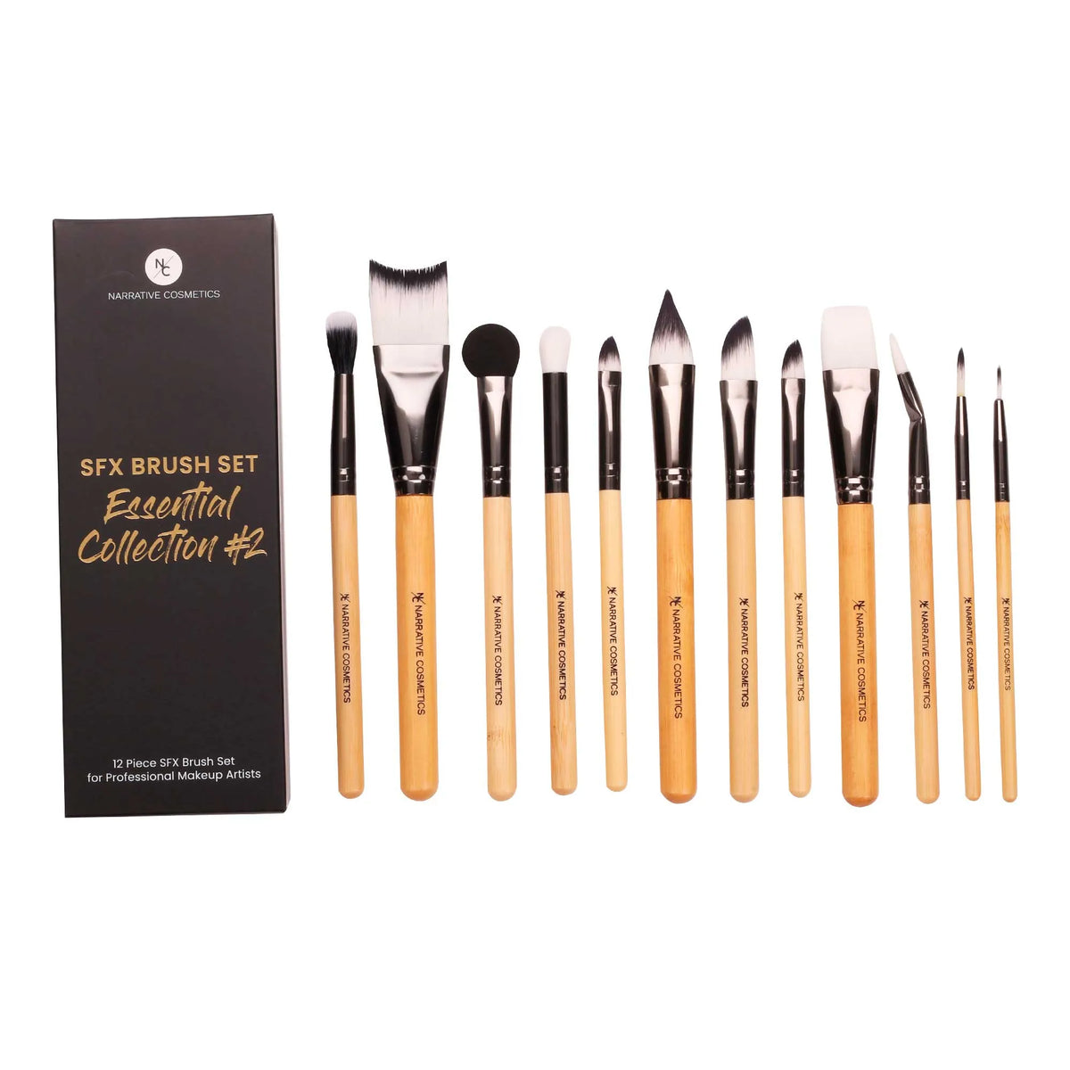 Set de 12 pinceaux - Collection Essential #2 Narrative Cosmetics