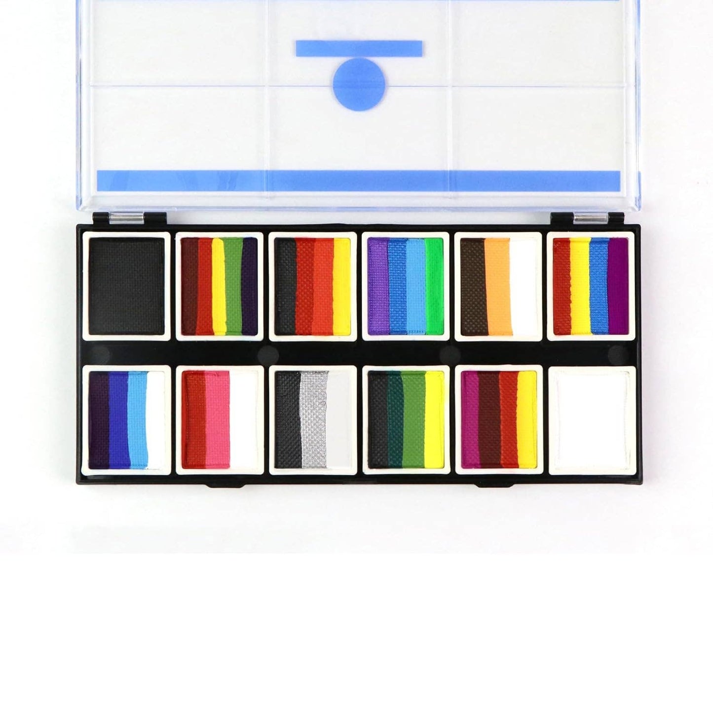 Palette de couleurs à activation par l'eau 12 couleurs Colorwave