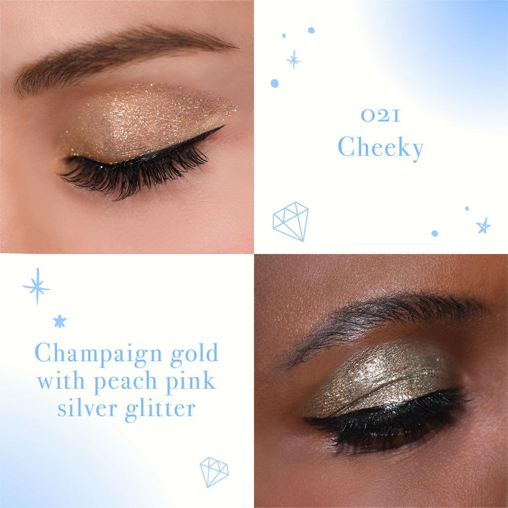 Fard à paupières multichrome liquide Diamond Daze - 021 Cheeky