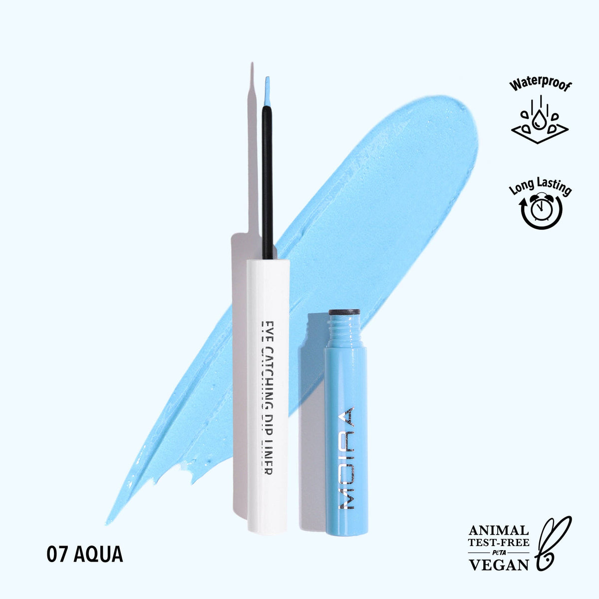 Crayon imperméable accrocheur 007, Aqua Moira Cosmetics