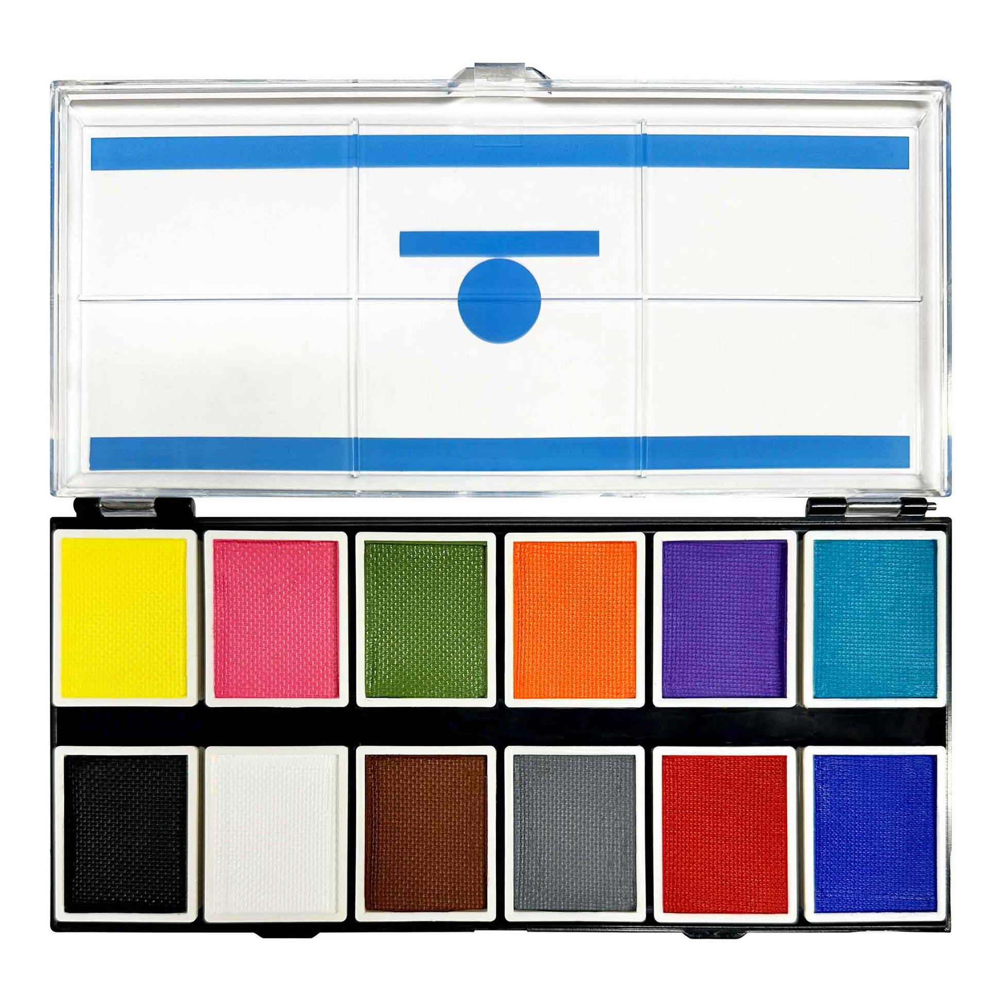 Palette activée à l'eau primaire à 12 couleurs Narrative Cosmetics