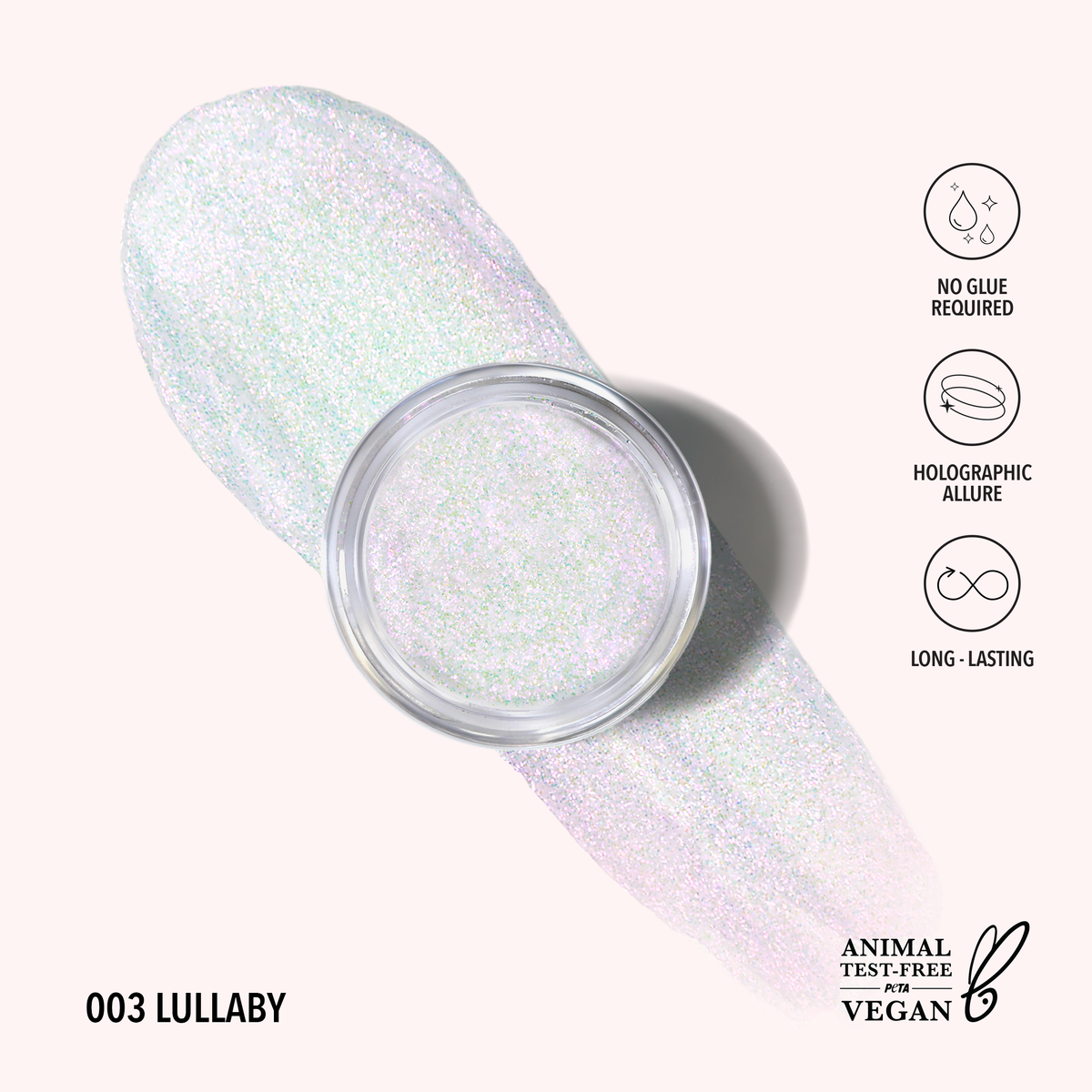 Gel pailleté holographique - 003 Lullaby