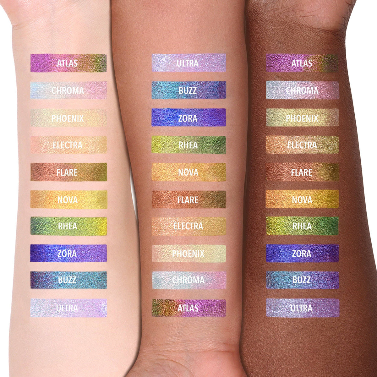 Doublure en gel multichrome Supernova 004, Electra Moira Cosmetics