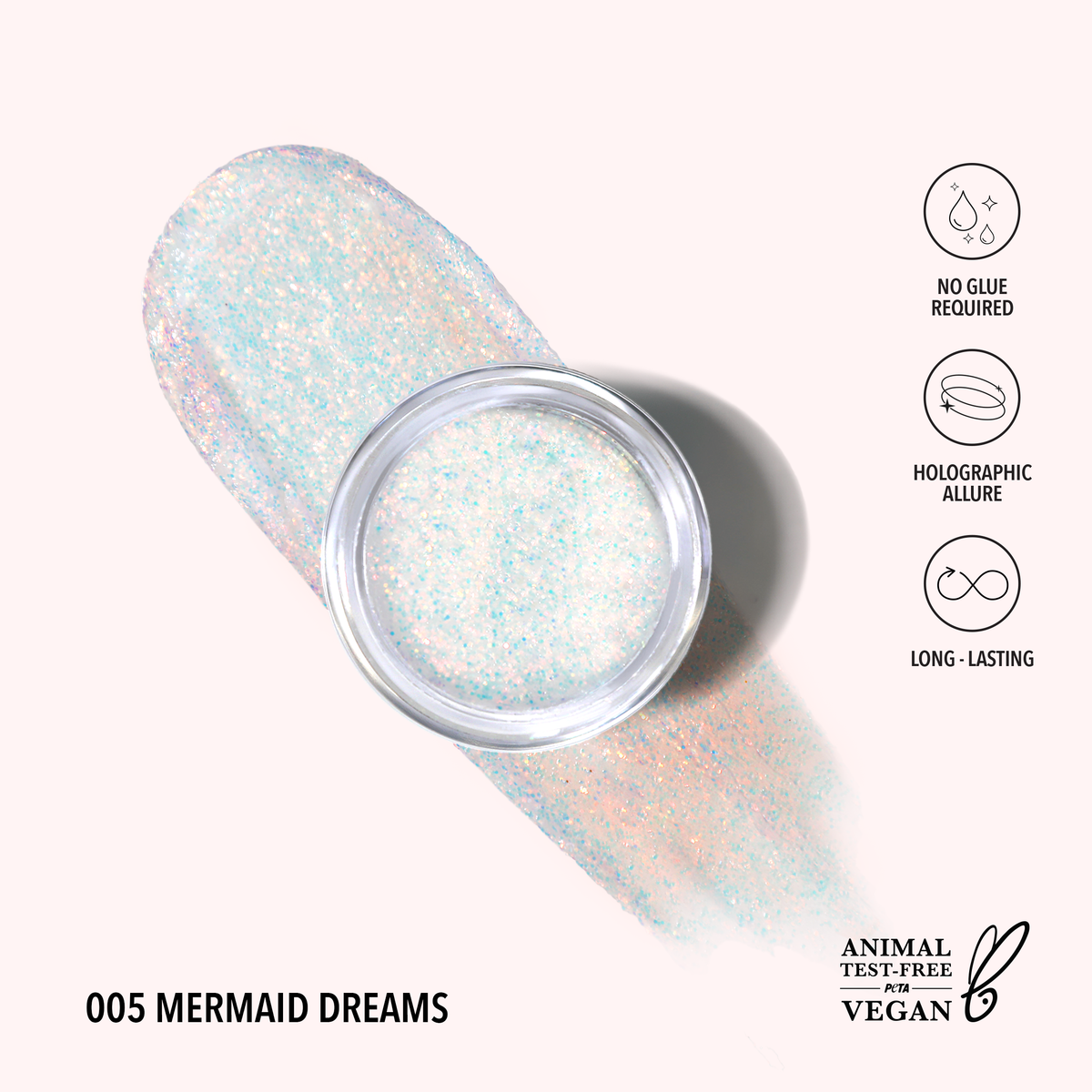 Gel pailleté holographique - 005 Mermaid Dreams