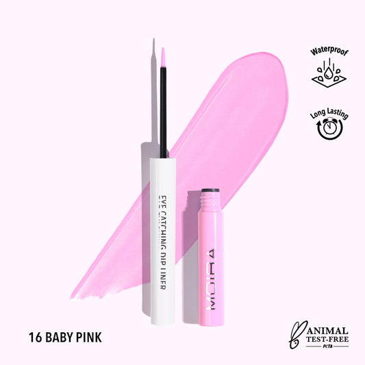 Crayon imperméable accrocheur 016, rose pâle Moira Cosmetics