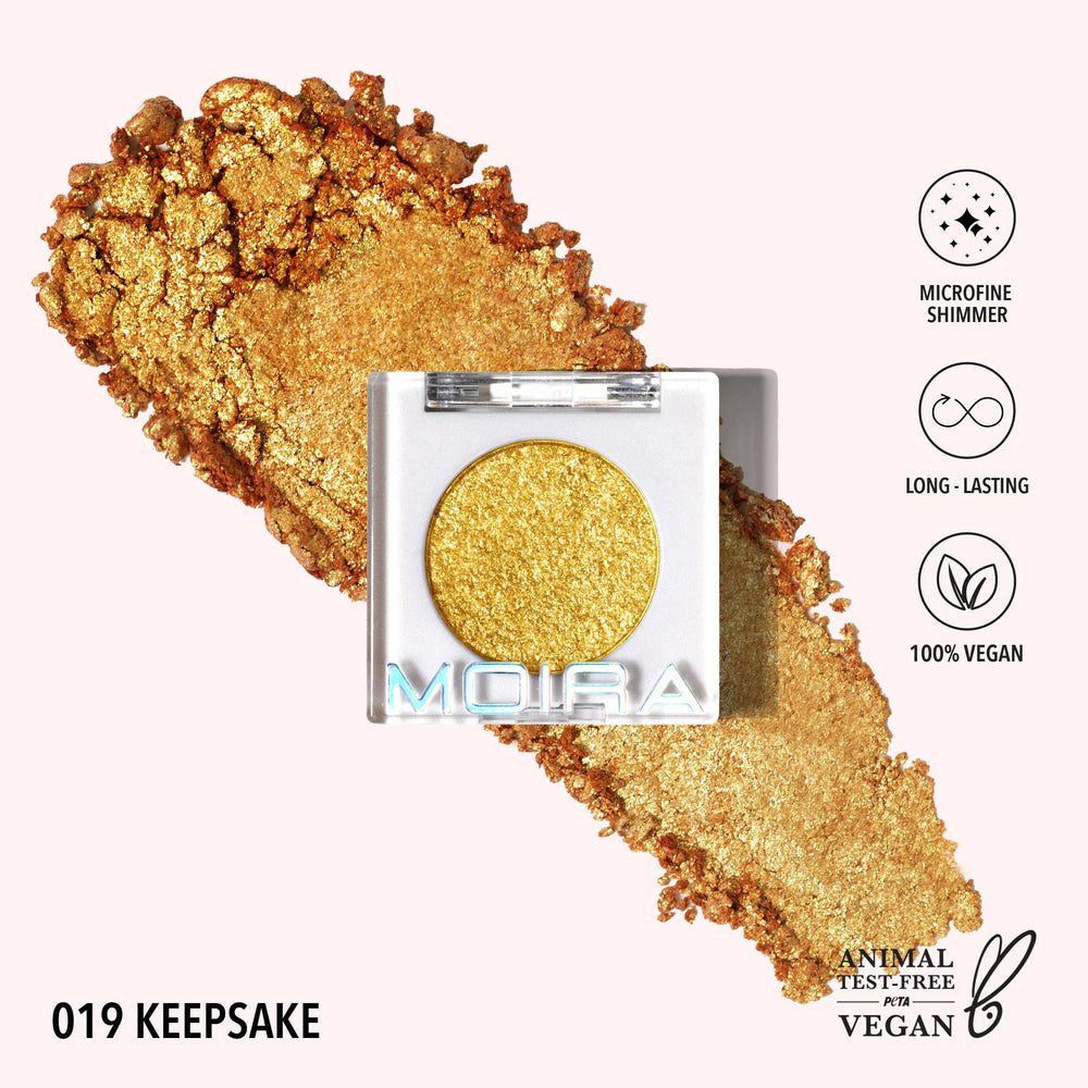 Fard à paupières métallique Moira Chroma Light - 019 Keepsake