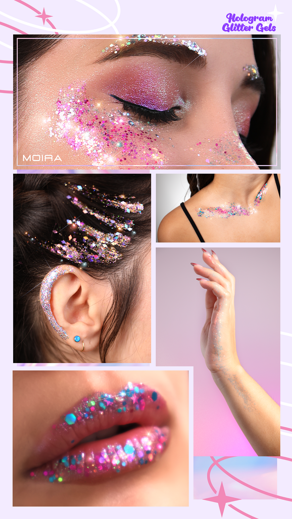 Gel pailleté holographique - 003 Lullaby