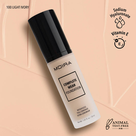 Fond de teint Complete Wear 100 - Ivoire clair Moira Cosmetics