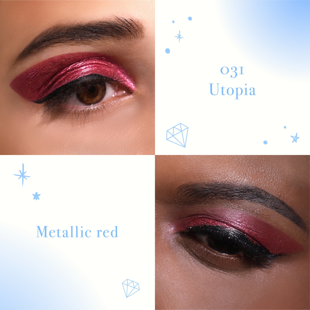 Fard à paupières multichrome liquide Diamond Daze - 031 Utopia