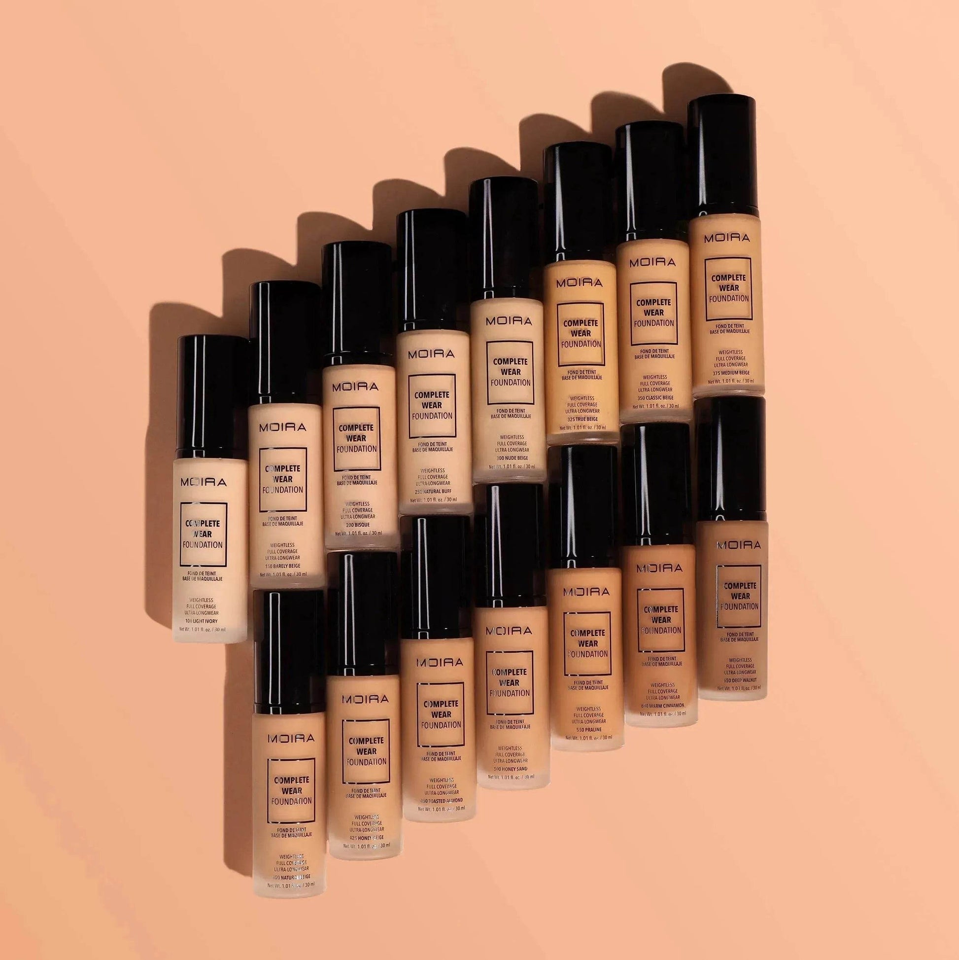 Fond de teint Complete Wear - 300 Nude Beige - 30 ml Moira Cosmetics
