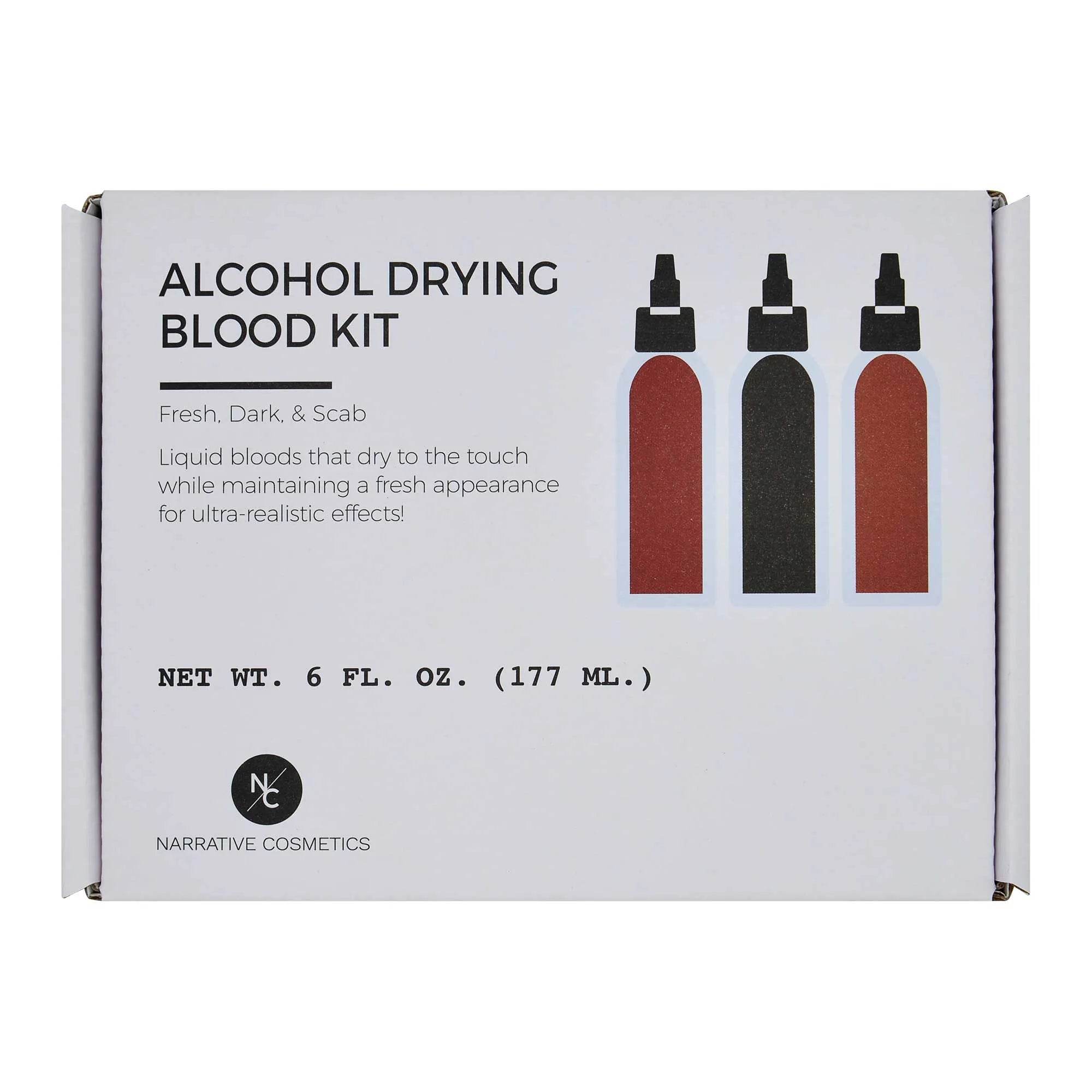 Kit faux sang liquide - Fresh/Dark/Scab - 60 ml x 3 Narrative Cosmetics