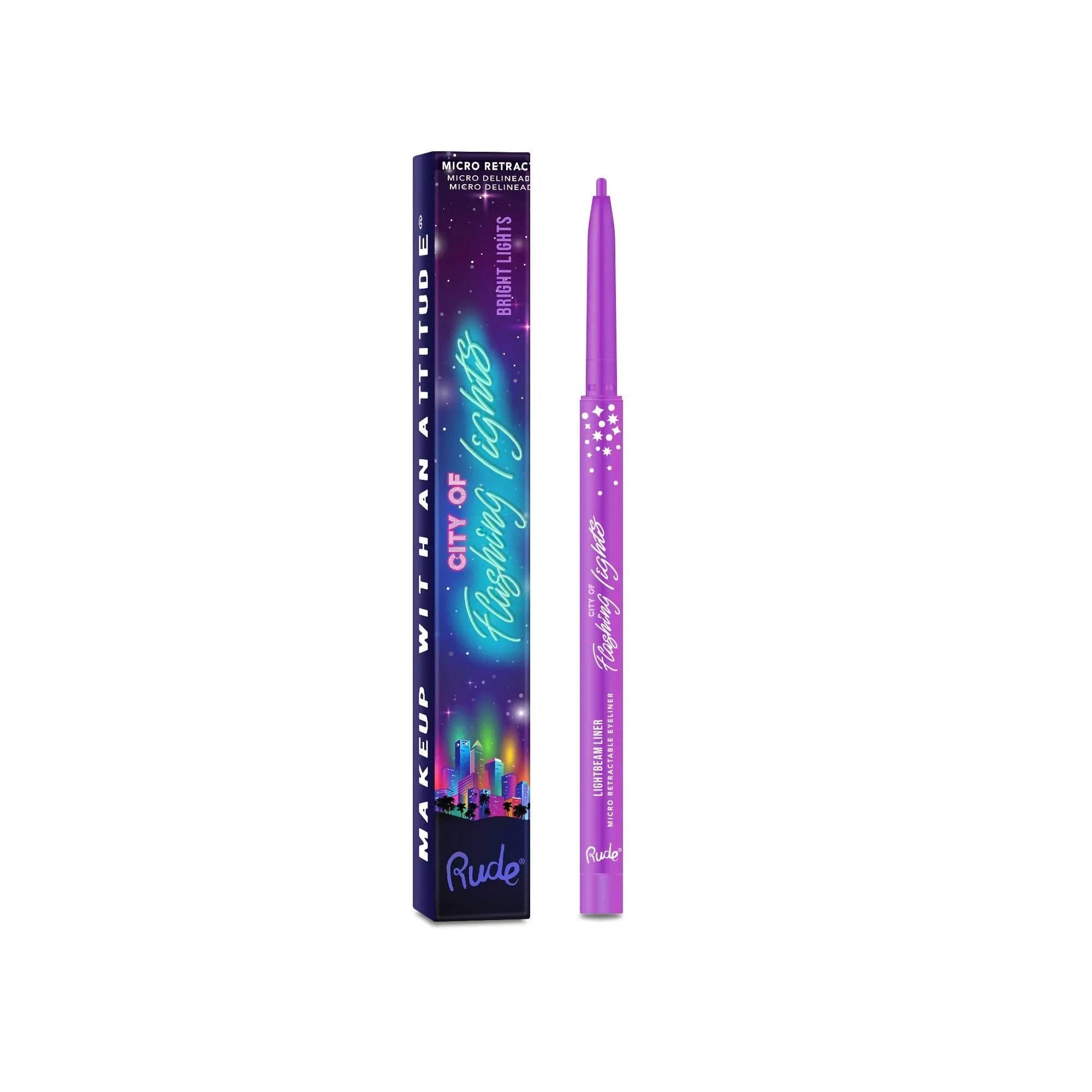 Crayon Eye liner micro rétractable City of Flashing Lights - Bright Lights - 0,1 g Rude Cosmetics