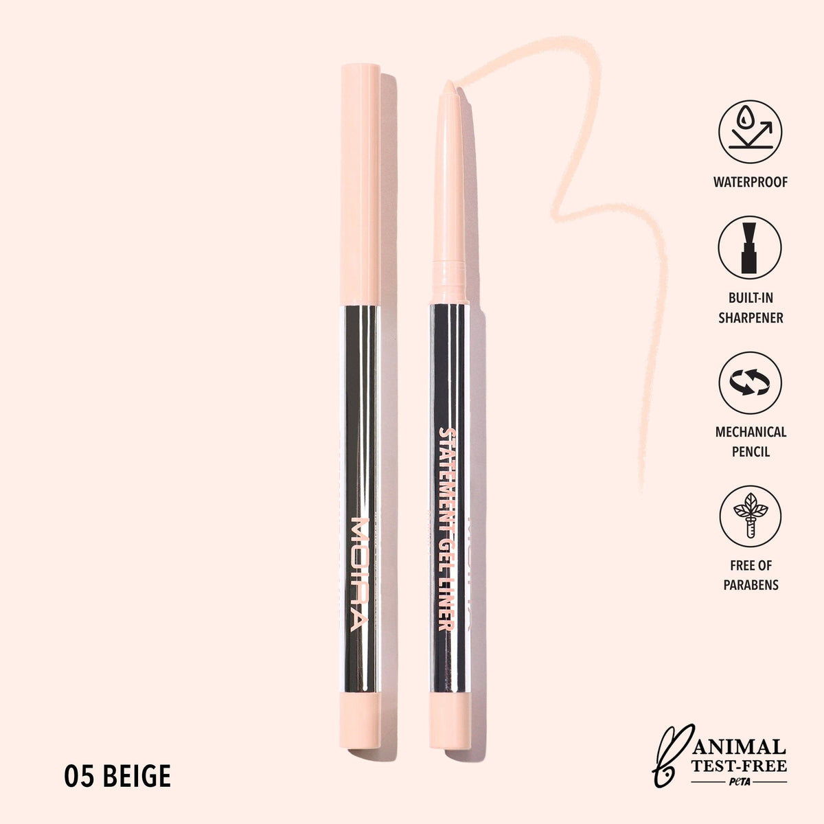 Eyeliner gel waterproof Statement - 005 Beige