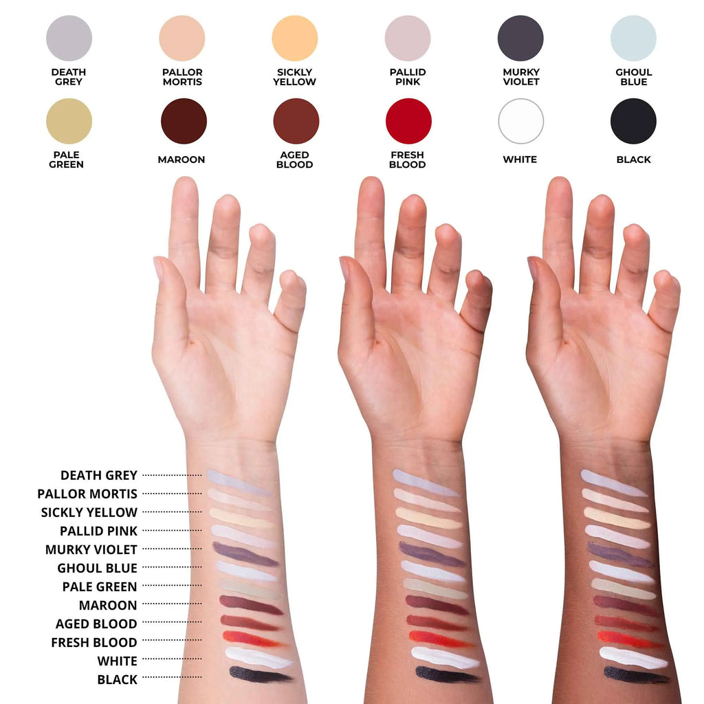 Palette de fards gras 12 couleurs - Death FX - 18,6 g Narrative Cosmetics