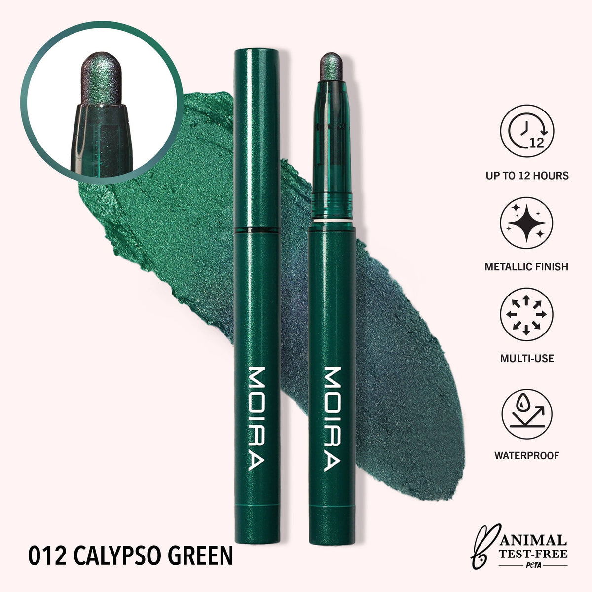 Ombre à paupières Stick Stellar Glaze – 012 Calypso Green