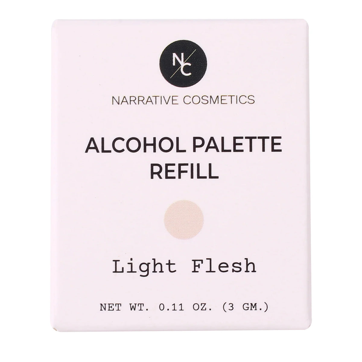 Recharge pour palette d'alcool Narrative Cosmetics - Skin Tones : Light Flesh