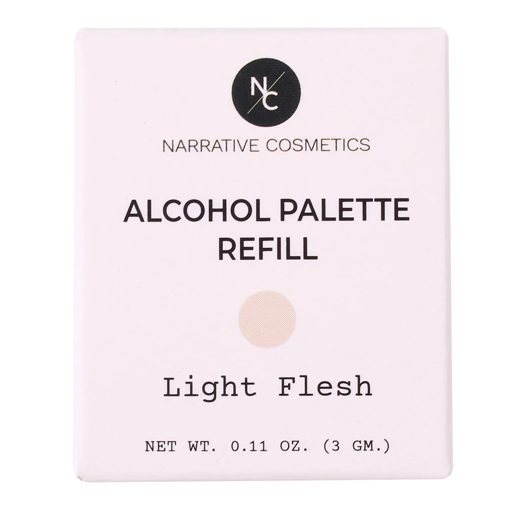 Recharge pour palette d'alcool Narrative Cosmetics - Skin Tones : Light Flesh