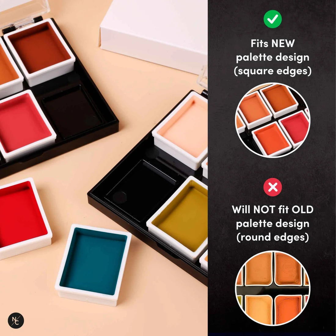 Recharge pour palette d'alcool Narrative Cosmetics - Skin Tones : Beige Tone