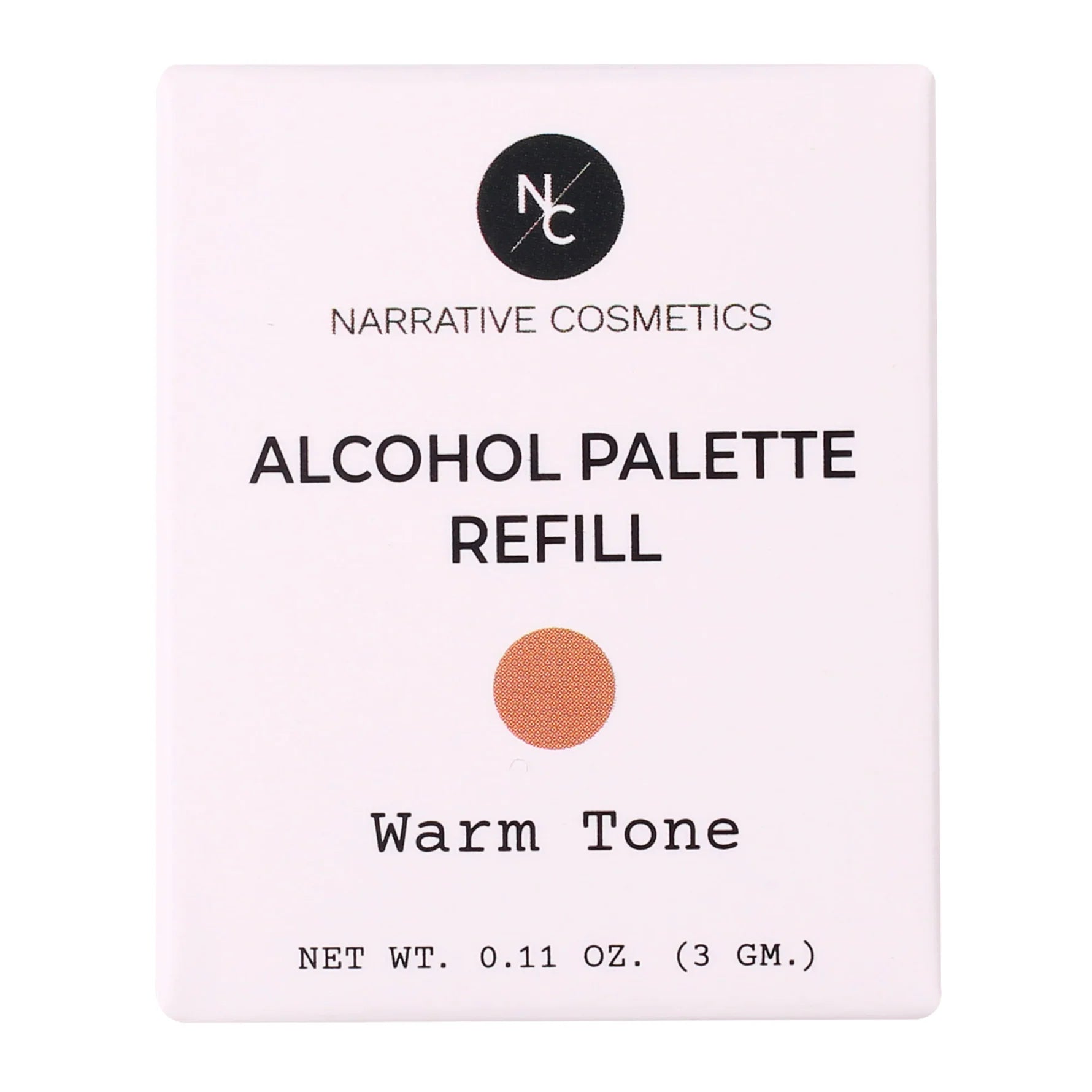 Recharge pour palette d'alcool Narrative Cosmetics - Skin Tones : Warm Tone