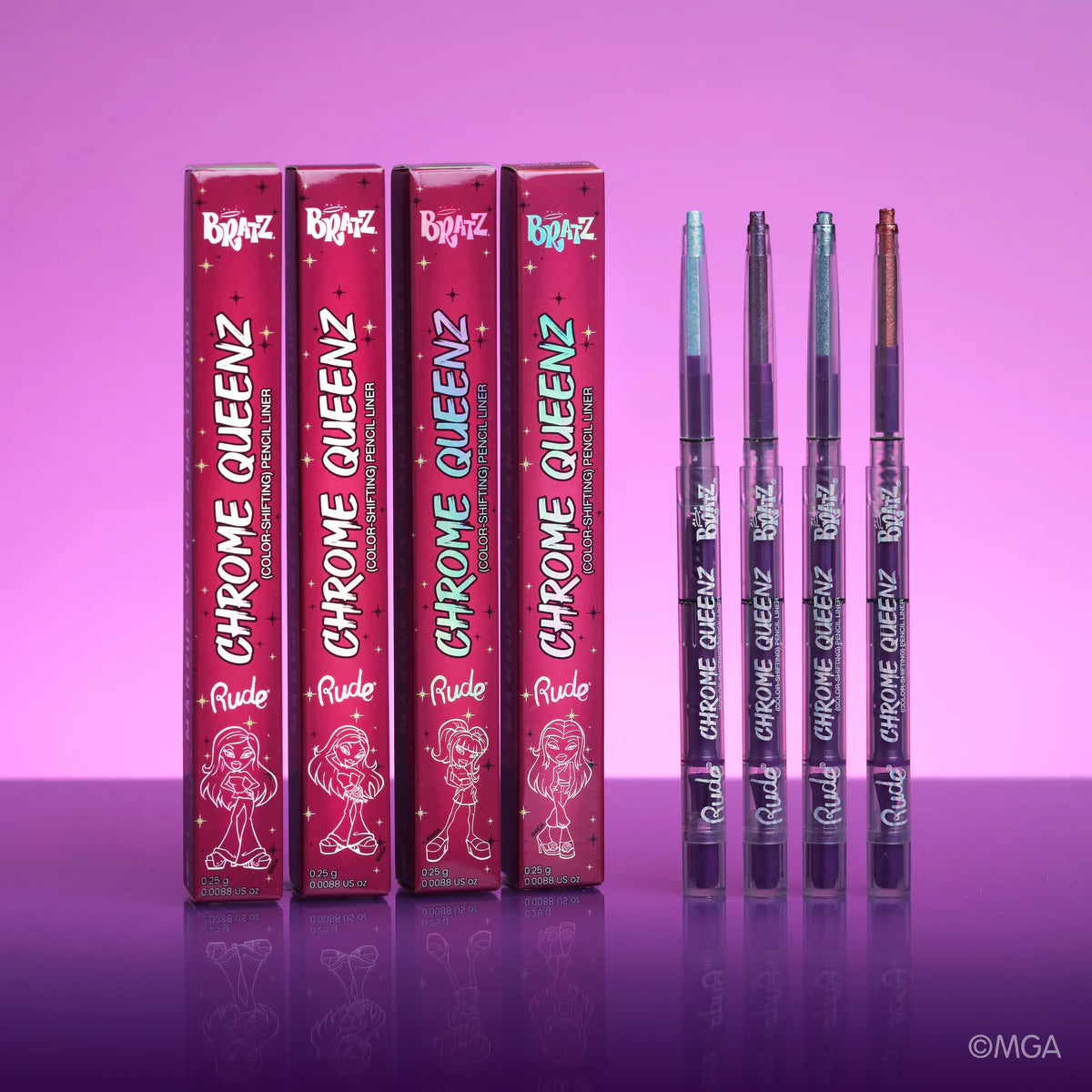 Crayon eyeliner chromé Bratz Chrome Queenz - Pageant Princess
