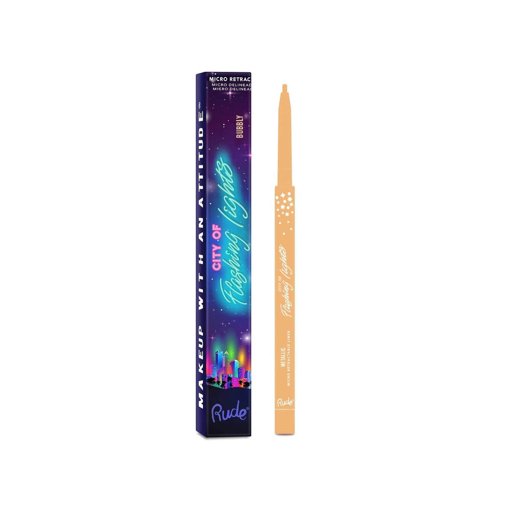 Crayon Eye liner micro rétractable City of Flashing Lights - Bubbly - 0,1 g Rude Cosmetics
