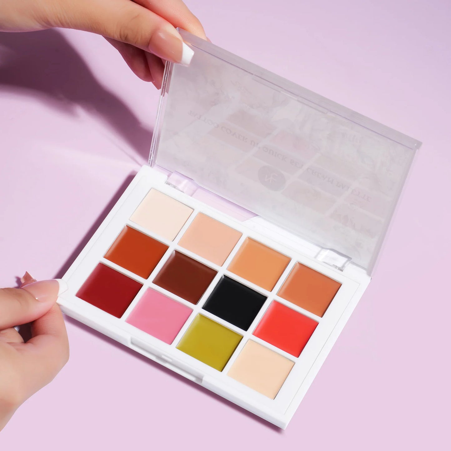 Palette Crème Correctrice Haute Couvrance – Cache Tatouages & Imperfections
