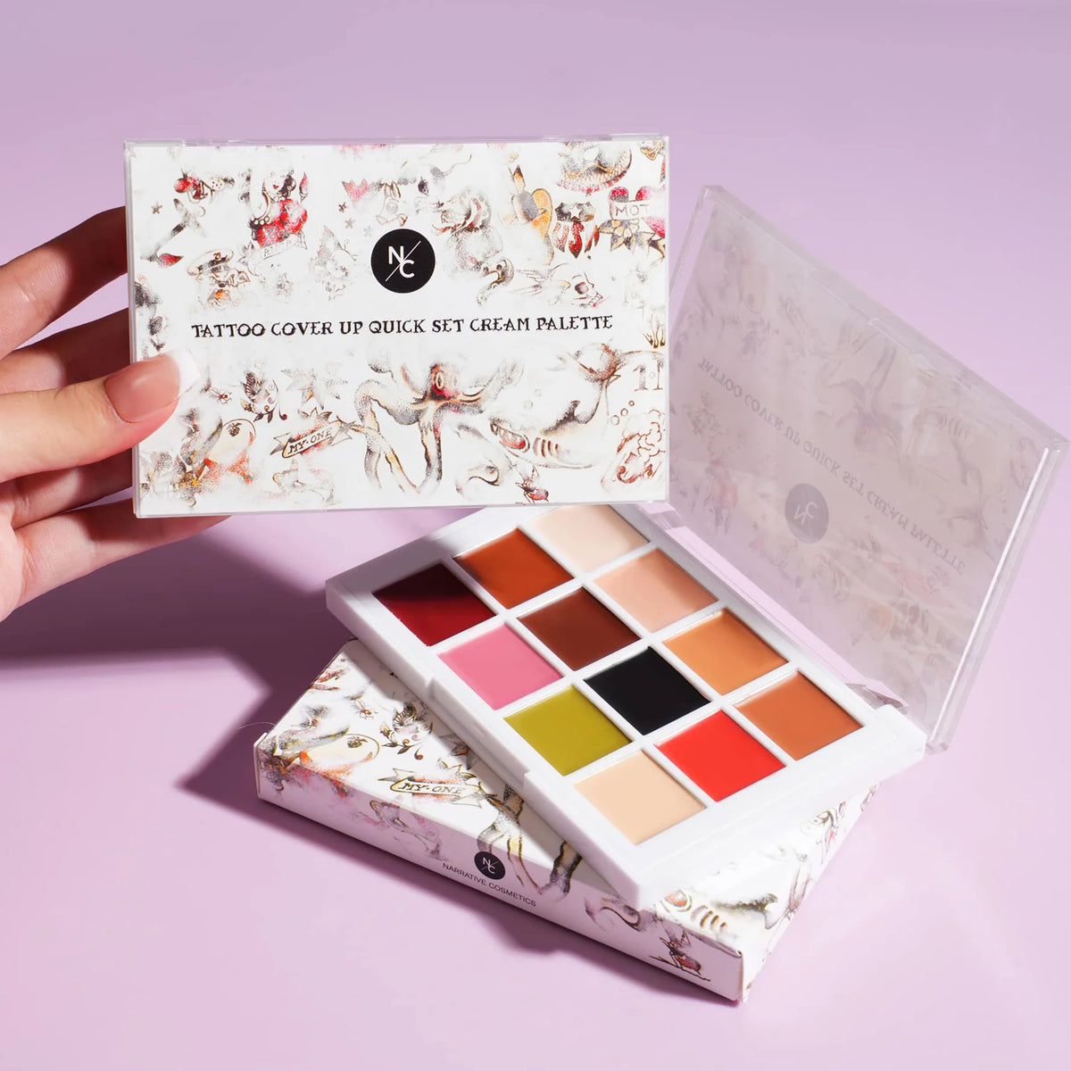 Palette Crème Correctrice Haute Couvrance – Cache Tatouages & Imperfections