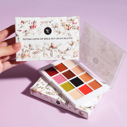 Palette Crème Correctrice Haute Couvrance – Cache Tatouages & Imperfections