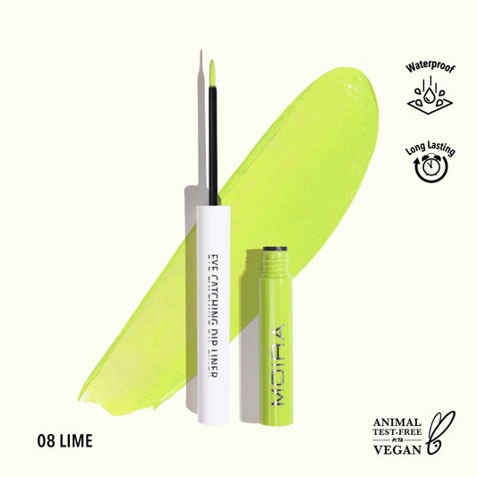 Eye Catching Dip Liner 008, citron vert Moira Cosmetics