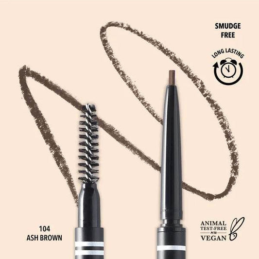 Crayon à sourcils - 104 Brun Cendré - 0,09 g Moira Cosmetics