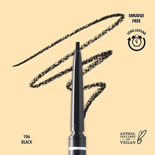 Crayon à sourcils - 106 Noir - 0,09 g Moira Cosmetics