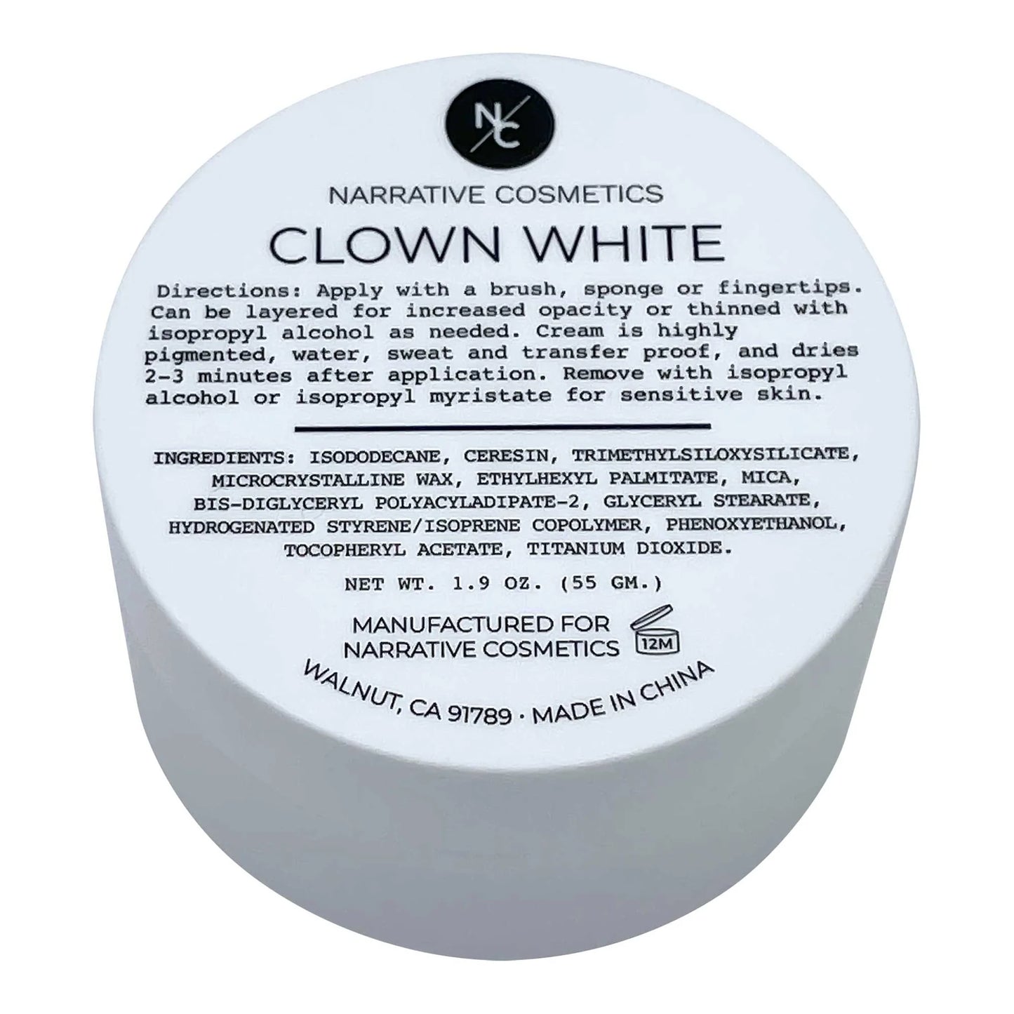Blanc de clown - 55 g