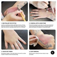 Palette Crème Correctrice Haute Couvrance – Cache Tatouages & Imperfections