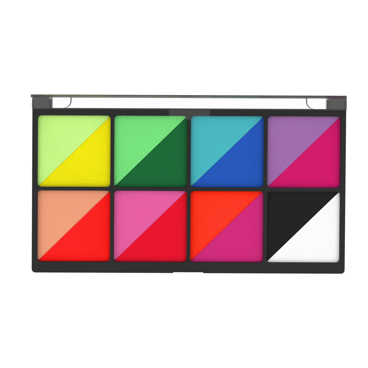 Palette Eyeliner Cake de 8 couleurs duo - Neon UV