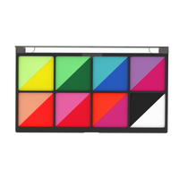 Palette Eyeliner Cake de 8 couleurs duo - Neon UV