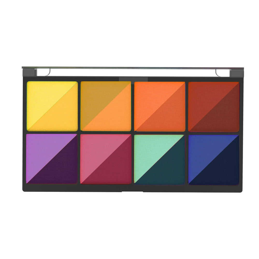 Palette Eyeliner Cake de 8 couleurs duo - Jewel
